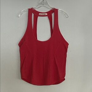 We The Free Vibrant Red Tank Top size xl